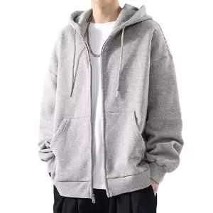 [셀러에이드]남성 간절기 아우터 데일리 외출 후드집업 점퍼 캐주얼후드집업