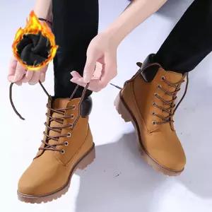 따뜻한 여자 겨울 워커 캐주얼 부츠 학생 데이트 커플