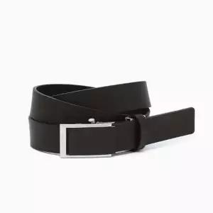 질스튜어트뉴욕 [길이가능]블랙 실버 버클 라미네이팅 가죽 자동 벨트 [JUBE6E252BK] 3303724