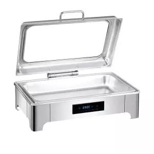 차핑디쉬 보온기 업소용 온도조절 그릇 음식보온기 탕온기 온도 스텐 호텔 뷔페 디지털 조절