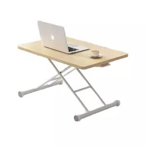 접이식 테이블 원목 높이조절 미니 각도 폴딩 탁자 사이드 책상 베드트레이 이동식
