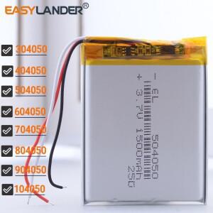504050 3.7V 3라인 1500mAh 리튬 이온 폴리머 배터리