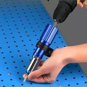 WL 리벳건어댑터 전기 너트 드릴 DIY 작업 목공 비트