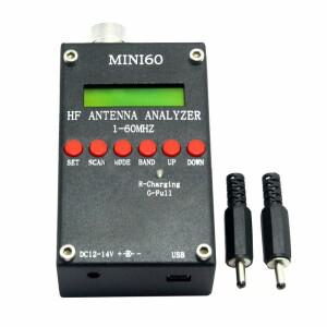 Mini60 Sark100 1-60MHz HF ANT SWR 안테나 분석기 미터  블루투스  안드로이드 앱  배터리  PC 소프트웨어