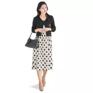 [NS홈쇼핑](삽)도트 민소매원피스+카디건(2종)[35864059]