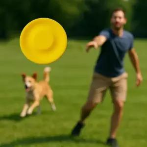 강아지 실리콘 미니 프리스비 애견 장난감 훈련용품