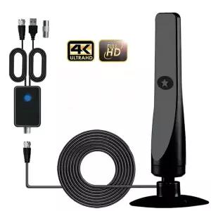 dmb안테나 4K 디지털 TV 안테나 수신기 실내 실외 고화질 지상파 HDTV 안테나는 여러 개의 신호를 지원