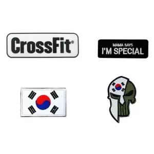 와펜 탈부착 크로스핏 태극기 전술 군용 리폼 패치 와펜 와펜패치 크로스핏태극기