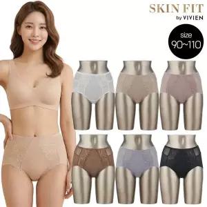 [NS홈쇼핑][방송히트]비비안 스킨핏 16차 빅사이즈 데일리 크레오라 파워핏 헴 팬티 6종(110..[35899897]