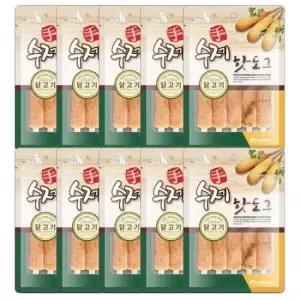 [반려] 강아지 수제 닭고기 핫도그 100g 10P 반려견 간식