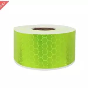 고휘도반사스티커 야간 물체식별 벌집 반사테이프 형광 10cmx45M