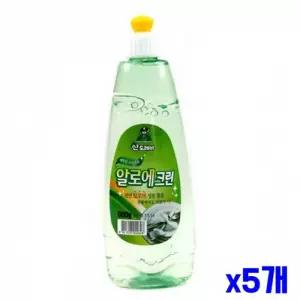 크린 알로에 주방세제 500g x5개
