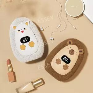 곰 휴대용 손난로 캐릭터 여우 강아지 충전식손난로