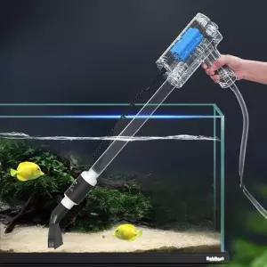 전동 수조 사이펀 블랙 자동 세척 불순물 수도관 흡입기 모래 600L+2m 제거 (