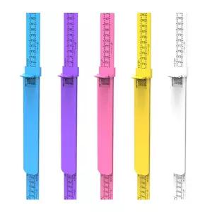 어린이 키 높이 측정기 극 눈금자  아기  정확도 벽 스티커 이동식