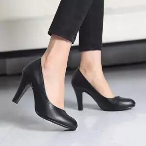 하이힐펌프스 여자 블랙 오피스 펌프스 정장구두 9.5cm (225-250)