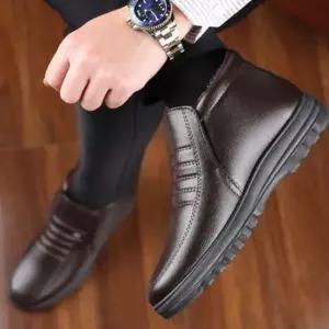 겨울 남성 방한 워커신발 털 단화 신상 남자 캐주얼화 웰트화