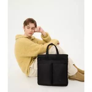 [롯데백화점]질스튜어트 [EVAN]에반 블랙 투포켓 나일론 세로형 토트백 겸 크로스백 JUBA6E502BK