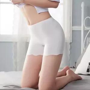 여자팬티 6164 여성 드로즈 화이트 M 노라인 사각팬티