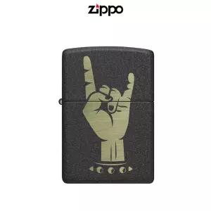 ZIPPO 47008 Rock and Roll 지포 락앤롤 락사인 메탈혼 오일 방풍 라이터 휴대용 미니 EDC 선물 USA 한강사