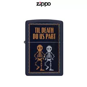 ZIPPO 47119 Til Death 지포 틸 데스 오일 방풍 라이터 휴대용 미니 EDC 선물 USA 스컬 해골 캐릭터 한강사