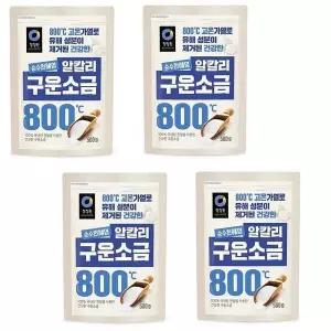 [셀러허브]청정원 구운소금500gx4 순 수천혜염 (S49299086)