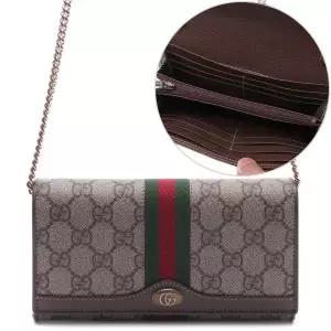 [구찌]24FW 여성 오피디아 GG 체인 장지갑 (546592 96IWS 8745 24F)