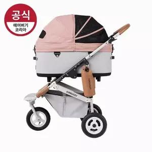 [에어버기] 돔3 살몬베리 반려동물 유모차 라지