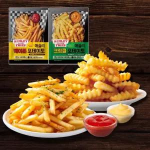 애슐리 케이준 포테이토 800g x 크링클 740g 식사 일식 정식 즉석요리 혼밥 간편요리