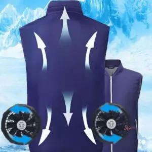 선풍기 거실 조용한 가정용 등산 여름 쿨링 냉풍 낚시 조끼 아이스vwx290