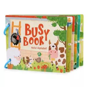 놀이북 유아완구 2종세트 붙였다떼었다 비지북 찍찍이