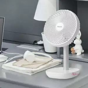 BLDC선풍기 무소음 저소음대용량 신생아 루베크2400W 아기 가정용 데스크tuv191