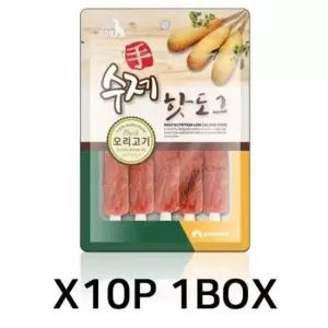 [반려] 오리 강아지 댕댕이 간식 10 고기 수제 애견 핫도그