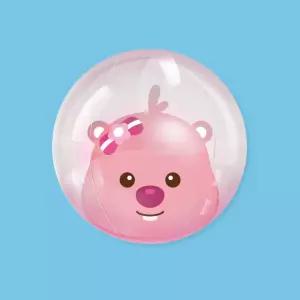 뽀로로친구 루피 프린팅 비치볼 PVC 공놀이 여행용