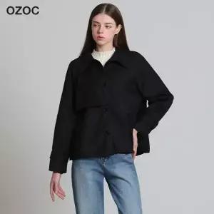 [오조크(OZOC)] 트렌치 변형 숏 바바리 (택가격: 171000원)