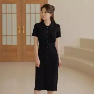 시크라인 XXL까지) 아젤라 스트랩 니트 원피스 하객룩 오피스룩 모임룩 격식룩 빅사이즈