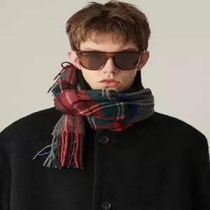 비욘드클로젯  COLLECTION LINE  헤리티지 타탄 울 머플러 그레이 NV25WIMF01GR