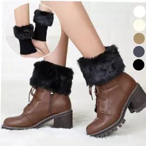 퍼레그워머 털부츠커버 퍼 발목워머 ELS-104