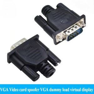 VGA DVI DP 가상 디스플레이 어댑터 더미 플러그 EDID 고스트 에뮬레이터 플레이트 모니터 비디오 카드용