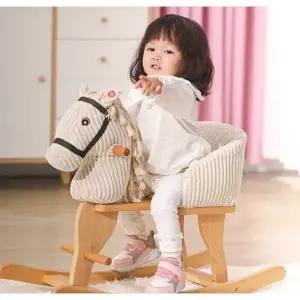 대형 흔들말 의자 키즈카페 조랑말 말인형 바퀴 달린