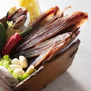 혼자먹는 청정바다 구룡포 과메기 140g 야채세트