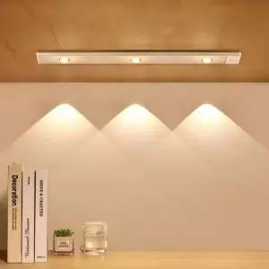 USB충전 무선 동작감지 LED 센서등(40cm) (화이트) 무선조명 센서등 LED조명 인테리어조명 자동감지