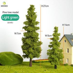 14/21cm 부티크 기차 레이아웃 와이어 트리 모델 시뮬레이션 트리 군사 모래 테이블 재료 수제 DIY 풍경 모델 트리