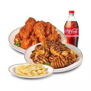 (꾸브라꼬) 데리꾸브+170도 양념치킨+양념감자+콜라1.25L