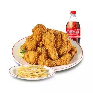 (꾸브라꼬) 170도 후라이드+양념감자+콜라1.25L