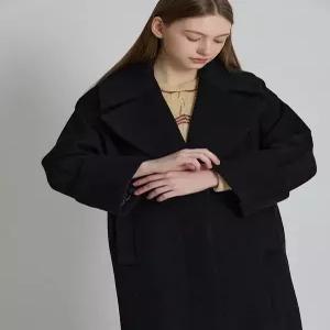 [르오트][르오트(LeOT)] 빅카라 알파카 울 블렌디드 클래식 롱코트