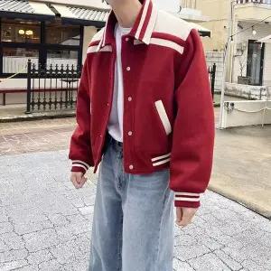 [셀러허브]남자 바시티 스타디움 크롭 자켓 퀼팅 야구 점퍼 (S42766907)