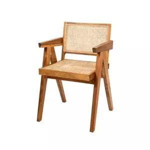 리젠우드H 씨루이 원목 라탄 암체어