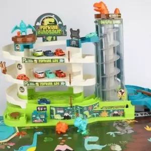 자동차 주차장 놀이 장난감 주차타워 미니카 어린이 다층 유아