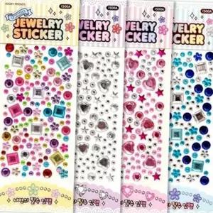 반짝이 악세사리 공예 보석 스티커 아트 하트 선물